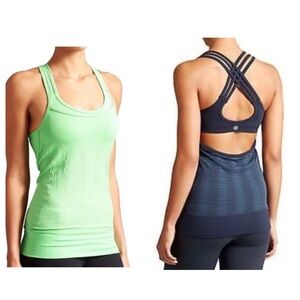 Athleta Lily Pad Green Mind Over Matter Píxel Tank Small